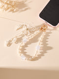 Flower Crystal Keychain Wristlet K1516