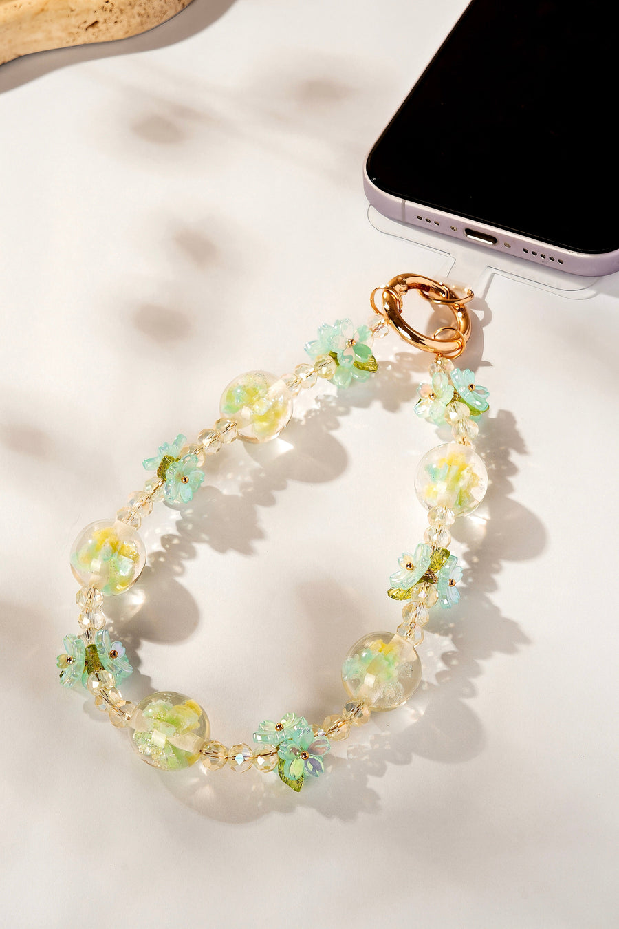 Flower Keychain Wristlet K1525