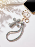 Cross Crystal Keychain Wristlet K1540