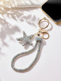 Star Crystal Keychain Wristlet K1541