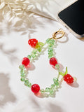 Fruit Rhinestone Keychain Wristlet K1544