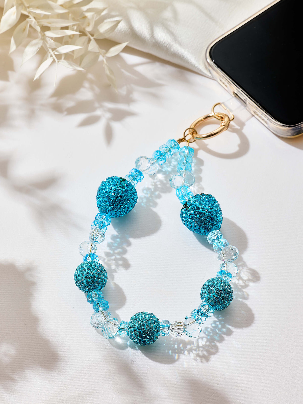 Crystal Keychain Wristlet K1549