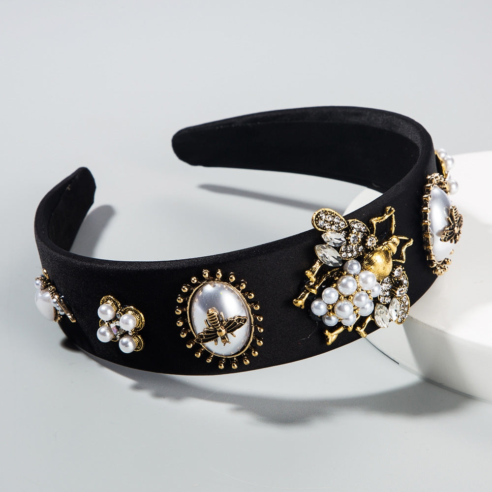 Baroque Pearl Bee Headband L2400