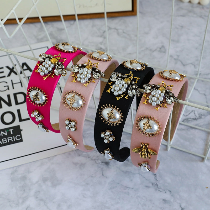 Baroque Pearl Bee Headband L2400