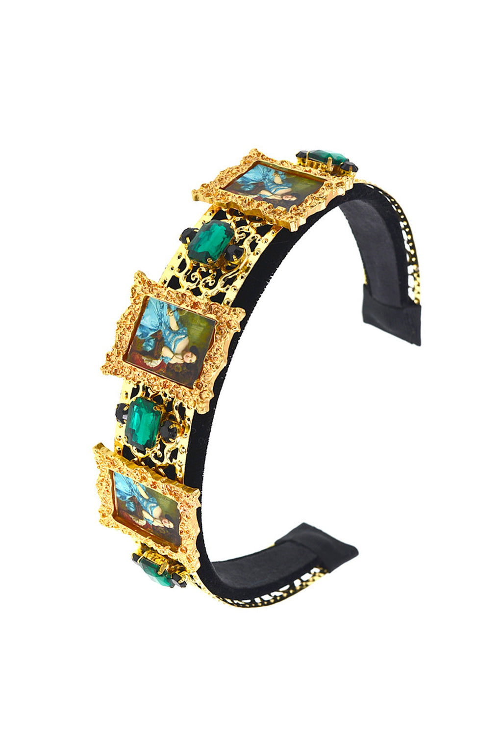 Baroque Portrait Headband L2404