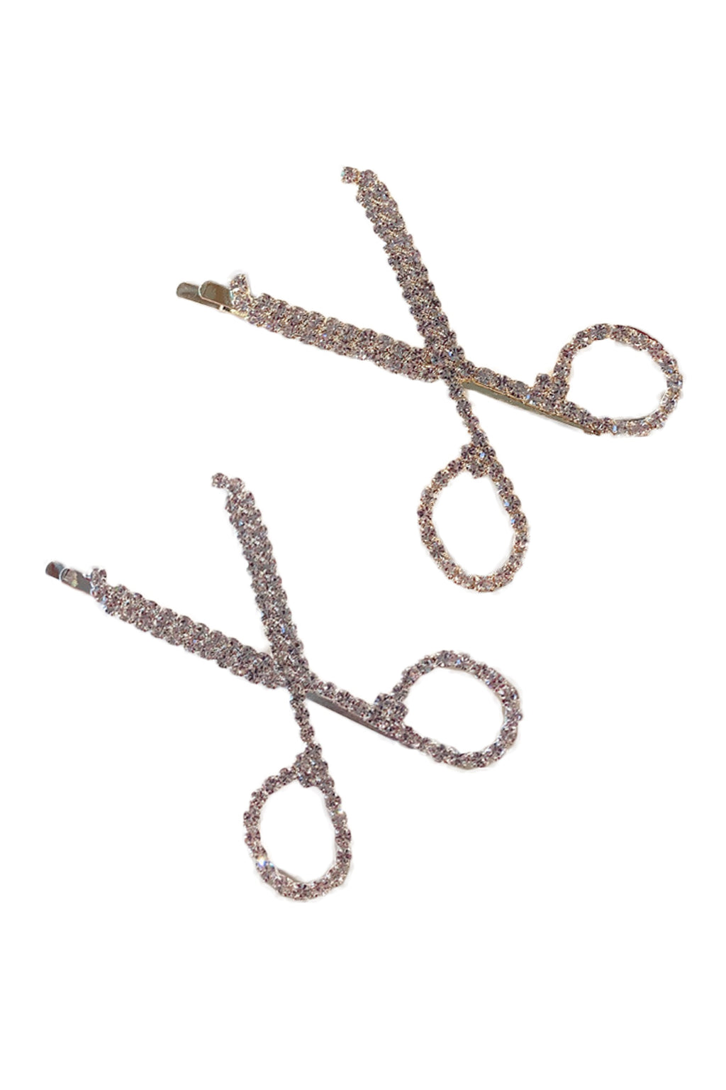 Scissors Rhinestone Hair Clip L2509