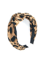 Animal Printed Pleated Headband L2529