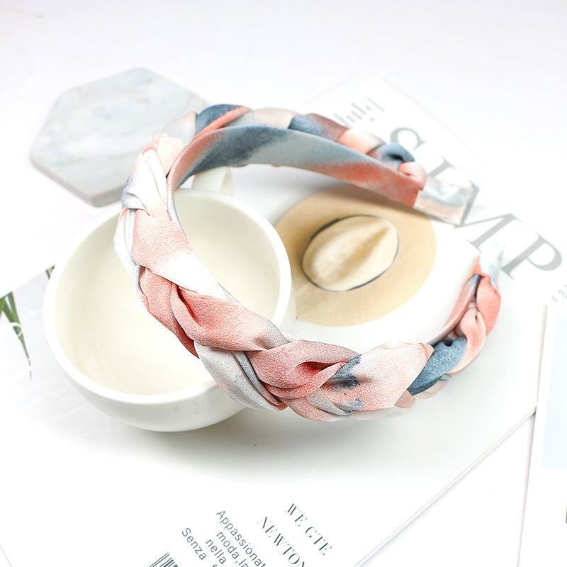Tie-Dye Fabric Knot HeadBand L2565
