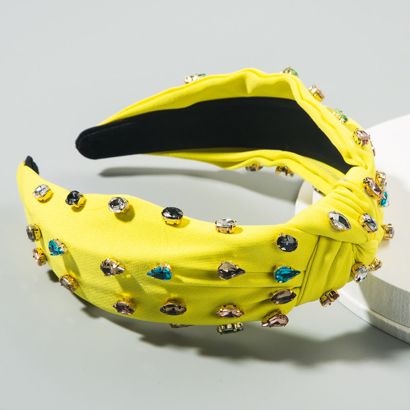 Rhinestone Fabric Headband L2571