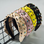 Rhinestone Fabric Headband L2571
