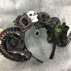 Skull Horn Headband L2603