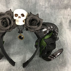 Skull Horn Headband L2603