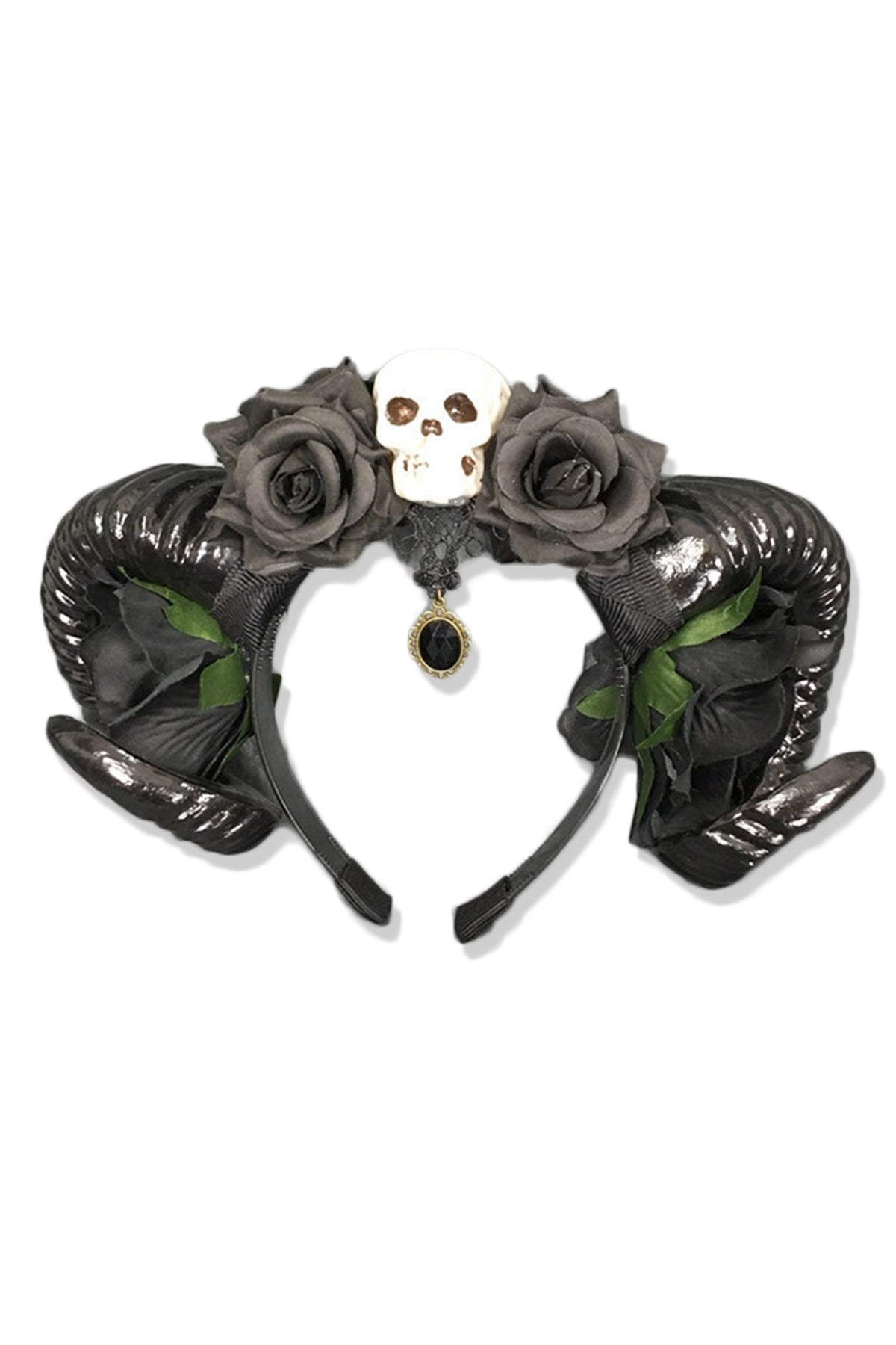 Skull Horn Headband L2603