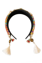 Bohemian Rhinestone Tassel Headband L2681