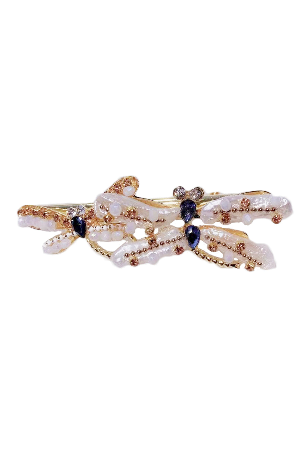 Dragonfly Pearl Hair Clip l2692