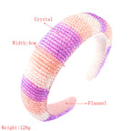 Multicolor Crystal Sponge Headband L2720