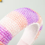Multicolor Crystal Sponge Headband L2720