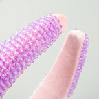Multicolor Crystal Sponge Headband L2720