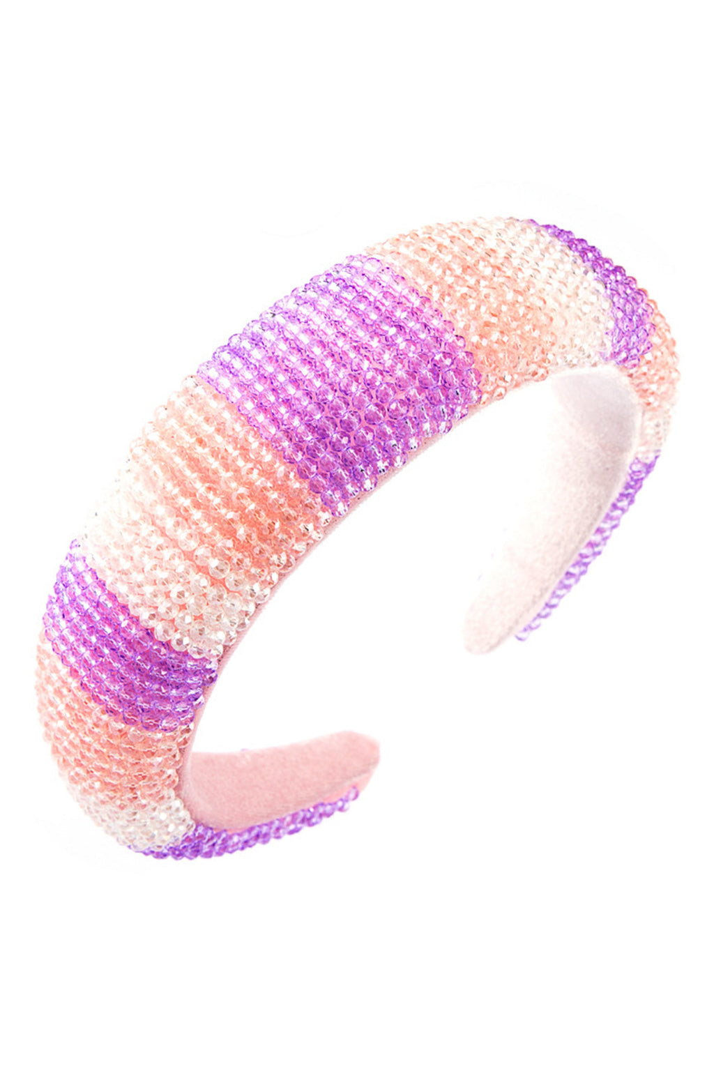 Multicolor Crystal Sponge Headband L2720