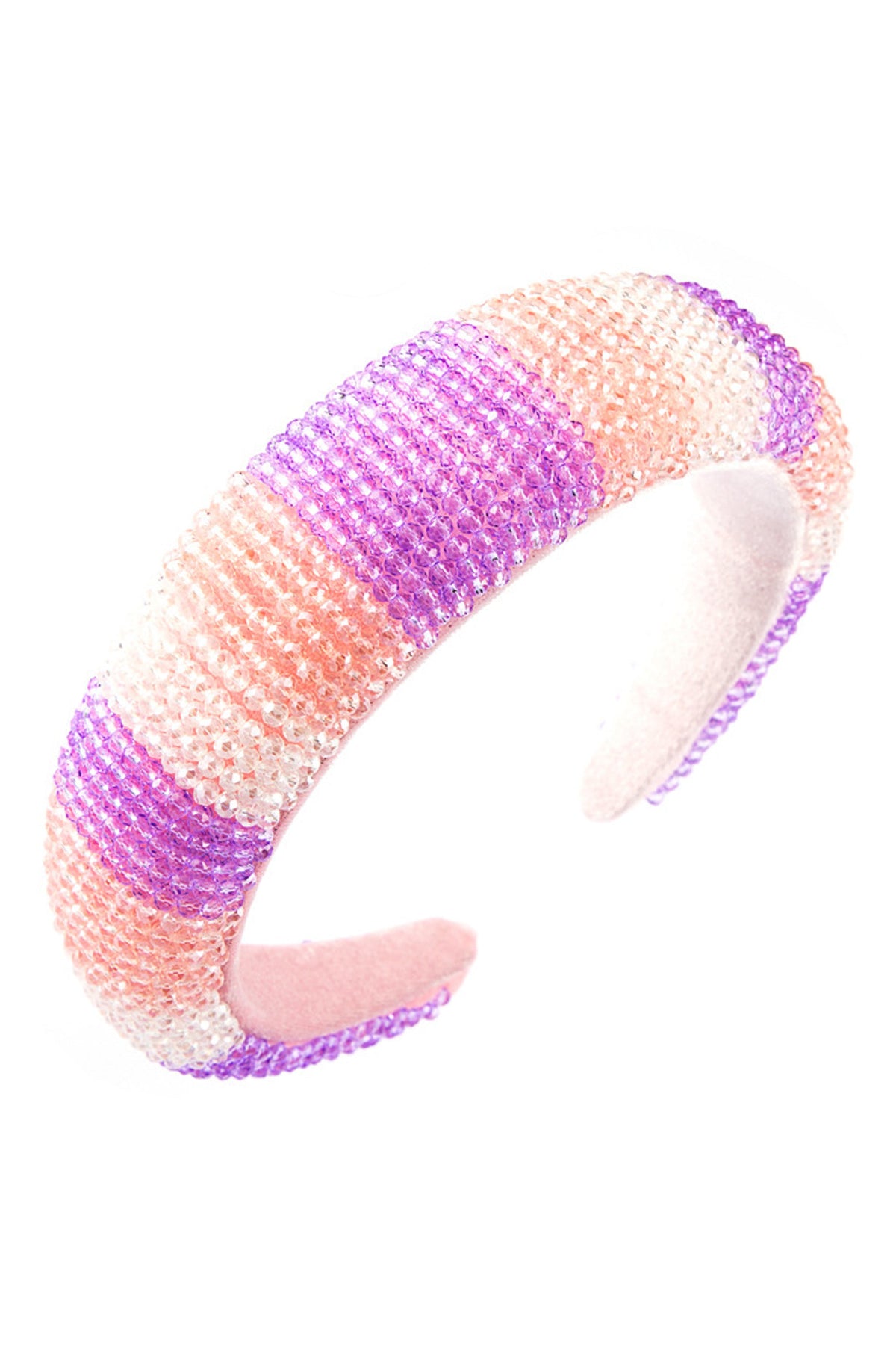 Multicolor Crystal Sponge Headband L2720