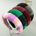 Multicolor Crystal Sponge Headband L2720