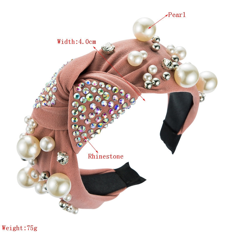 Pearl Fabric Headband L2736