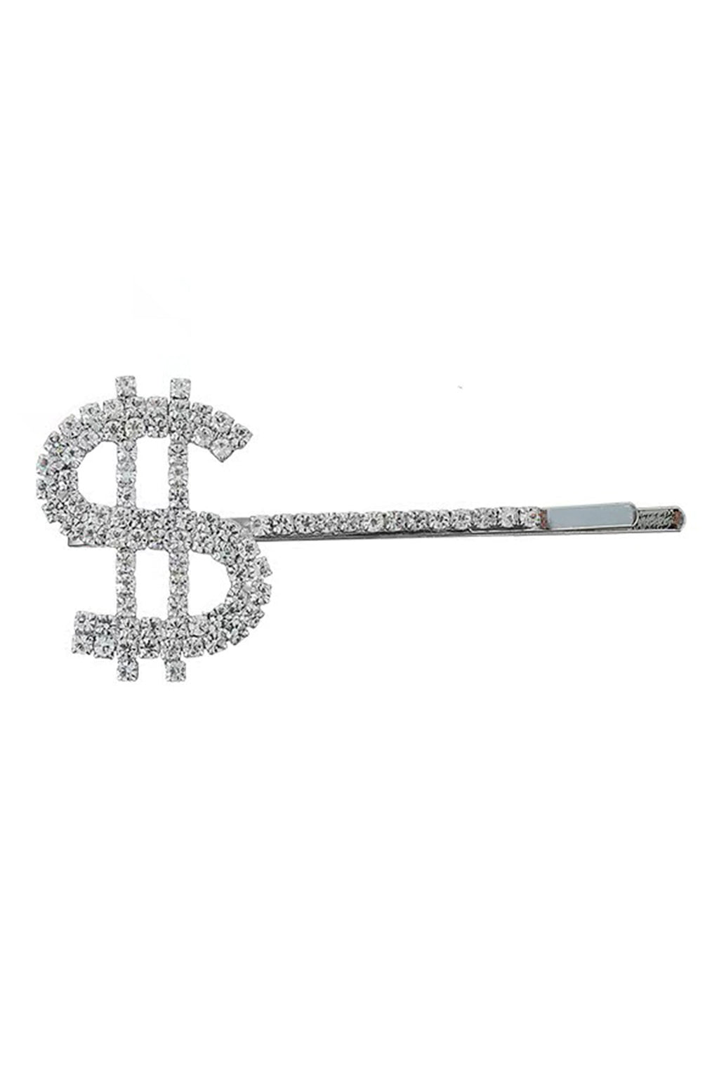 Dollar Rhinestone Hair Clip L2755