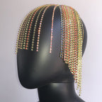 Rhinestone Tassel Headband L2790