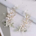 Handmade Flower Pearl Hair Clip Set L2827