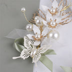 Handmade Flower Pearl Hair Clip Set L2827