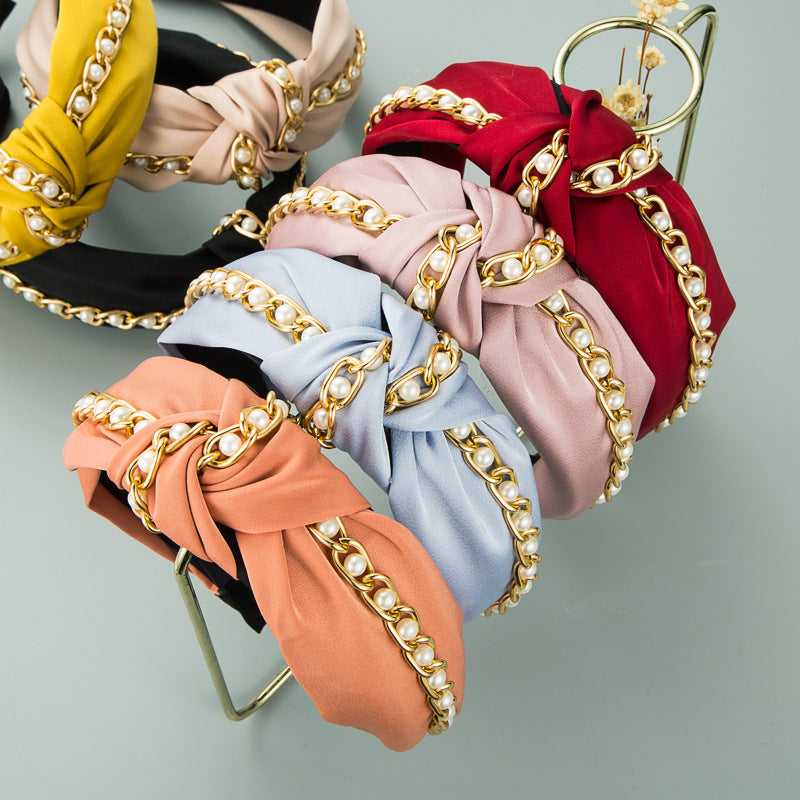 Pearl Chains Headband L2840
