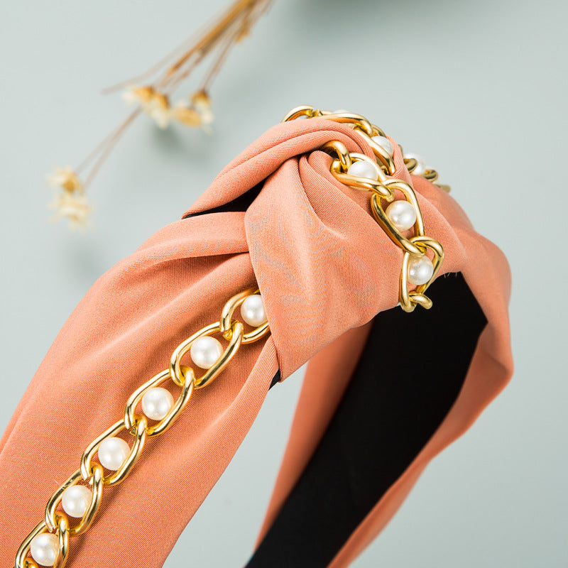 Pearl Chains Headband L2840