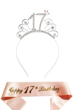 Birthday Headband &Shoulder Strap Set L2846