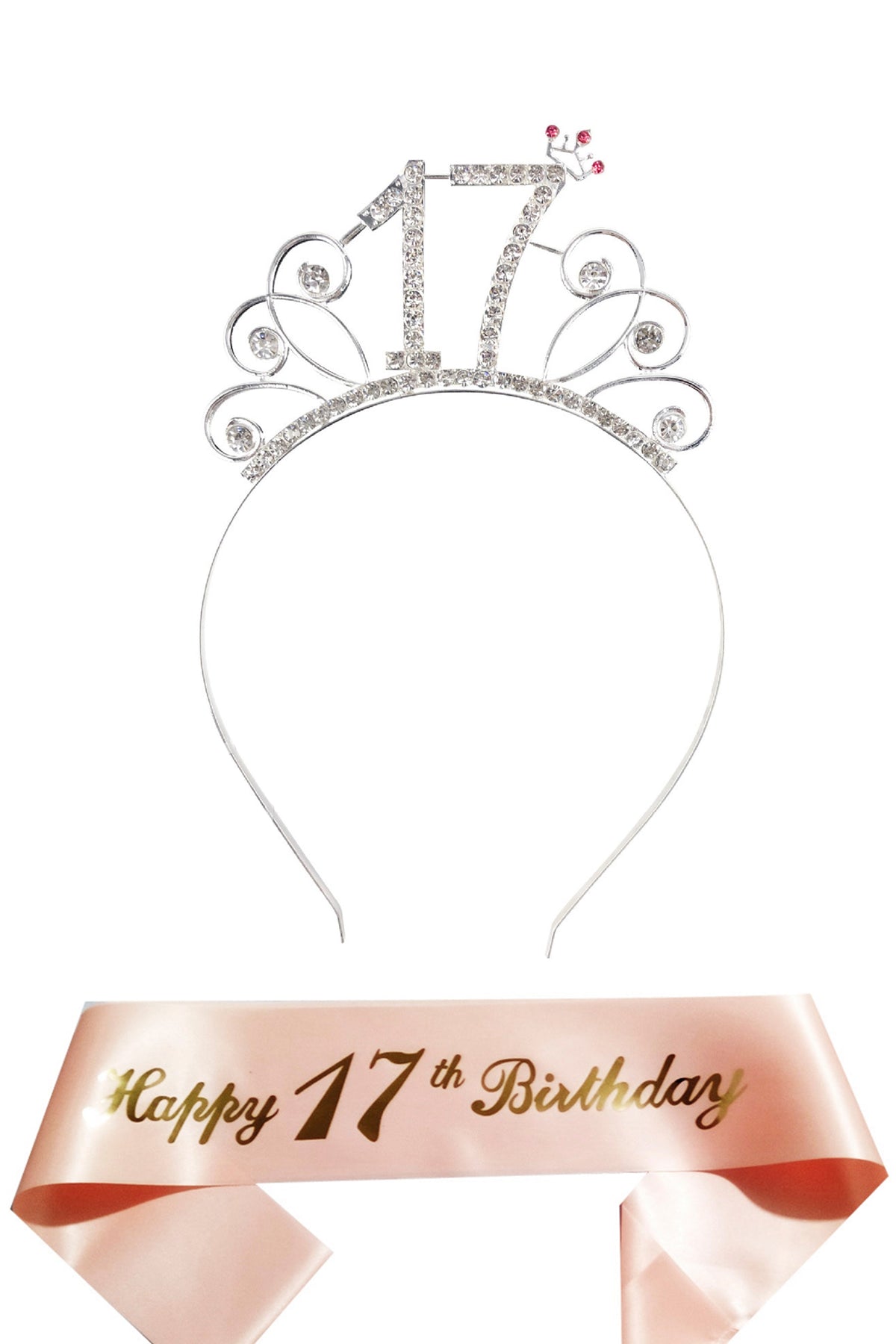Birthday Headband &Shoulder Strap Set L2846