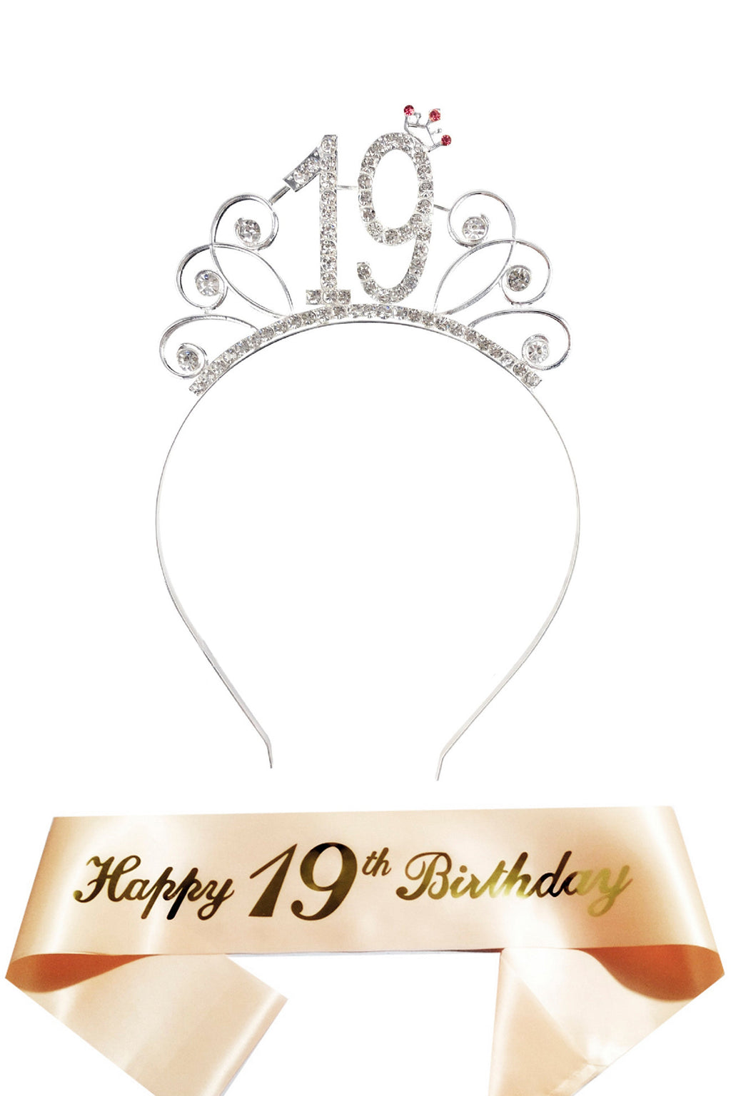 Birthday Headband &Shoulder Strap Set L2846