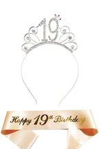 Birthday Headband &Shoulder Strap Set L2846
