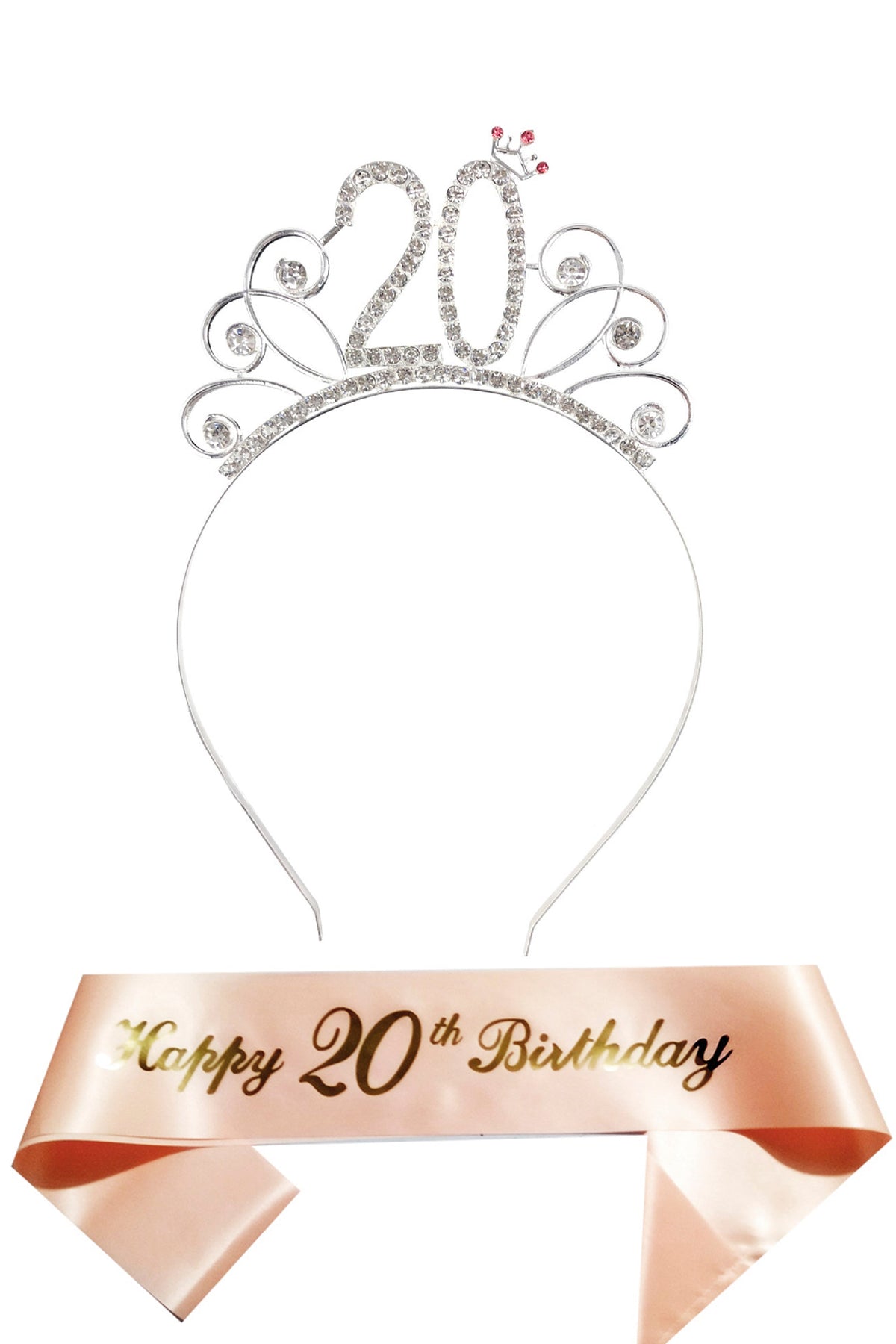 Birthday Headband &Shoulder Strap Set L2846