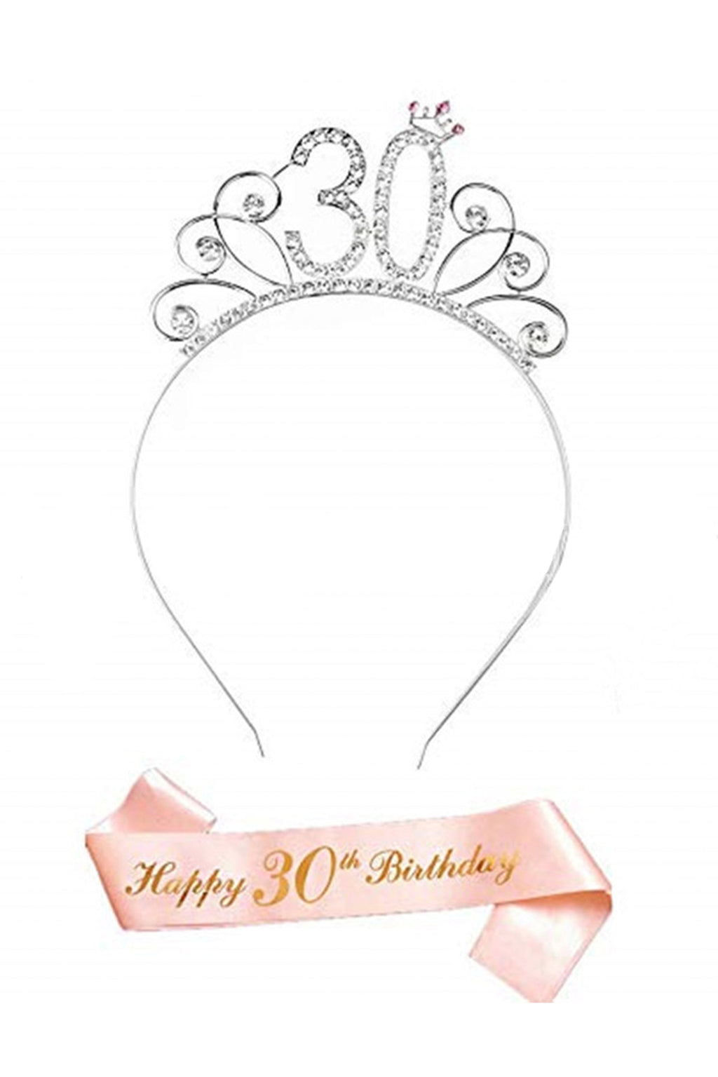 Birthday Headband &Shoulder Strap Set L2846