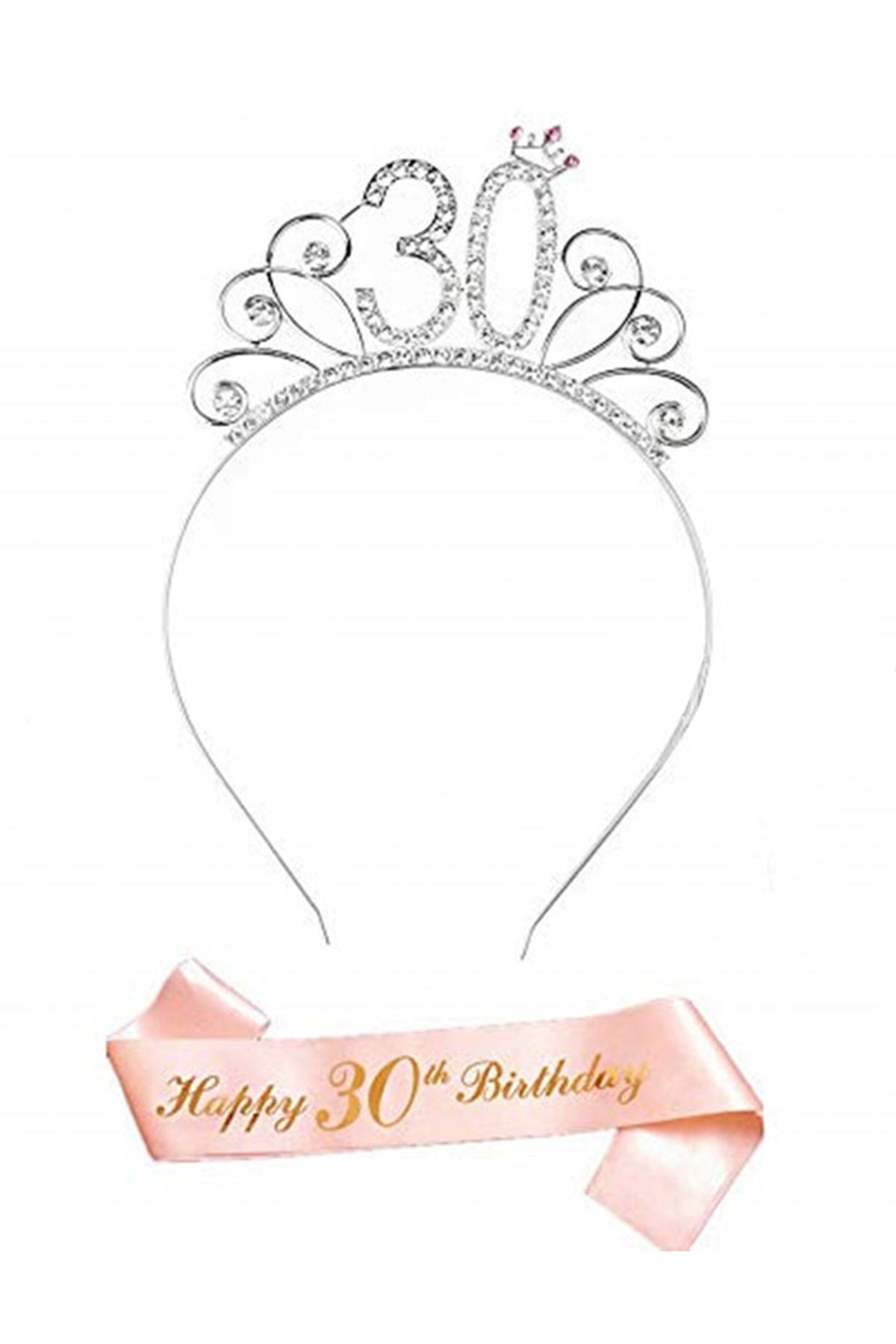 Birthday Headband &Shoulder Strap Set L2846