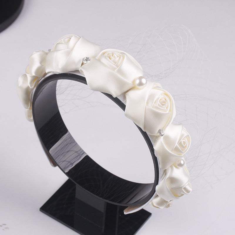 Rose Mesh Headband L2860