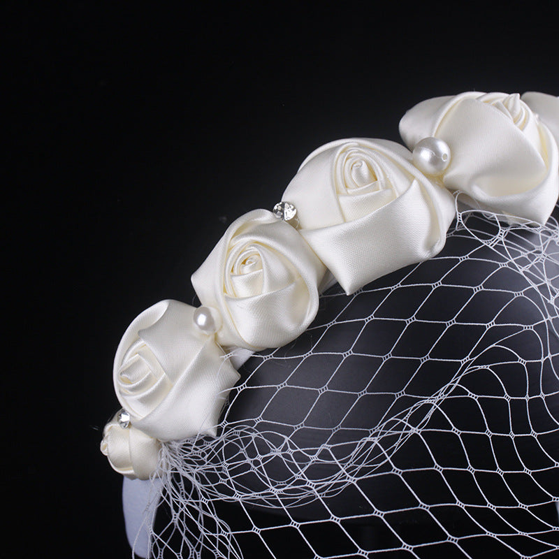 Rose Mesh Headband L2860