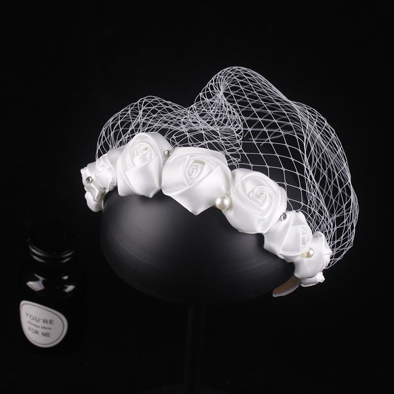 Rose Mesh Headband L2860