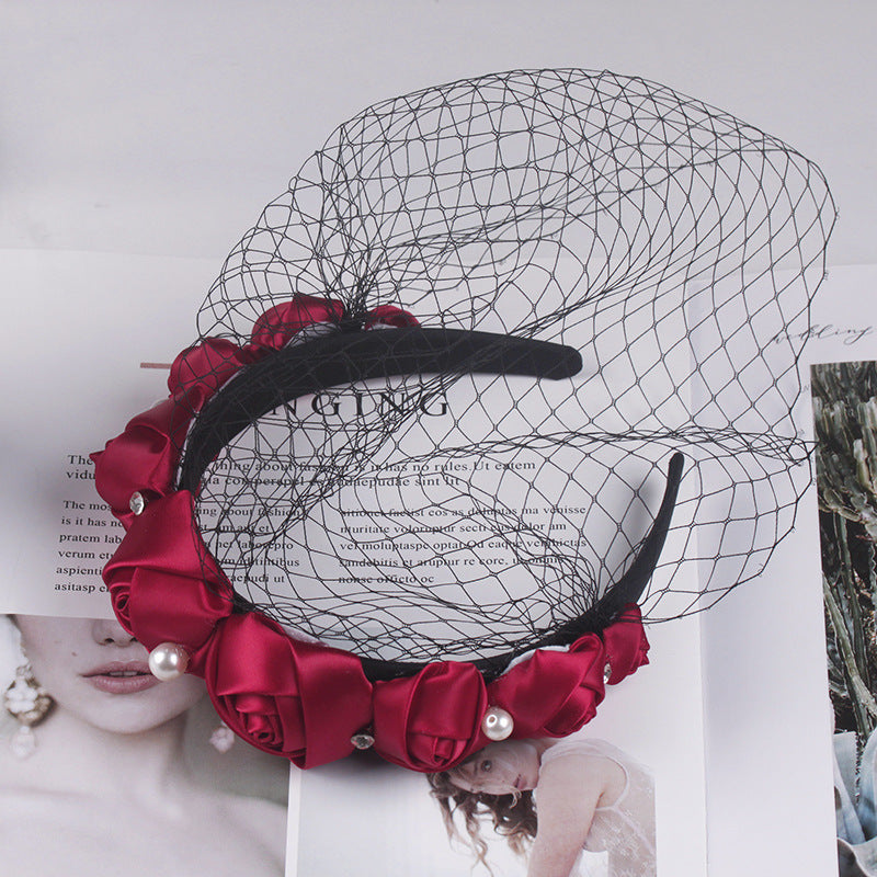 Rose Mesh Headband L2860 - view 2