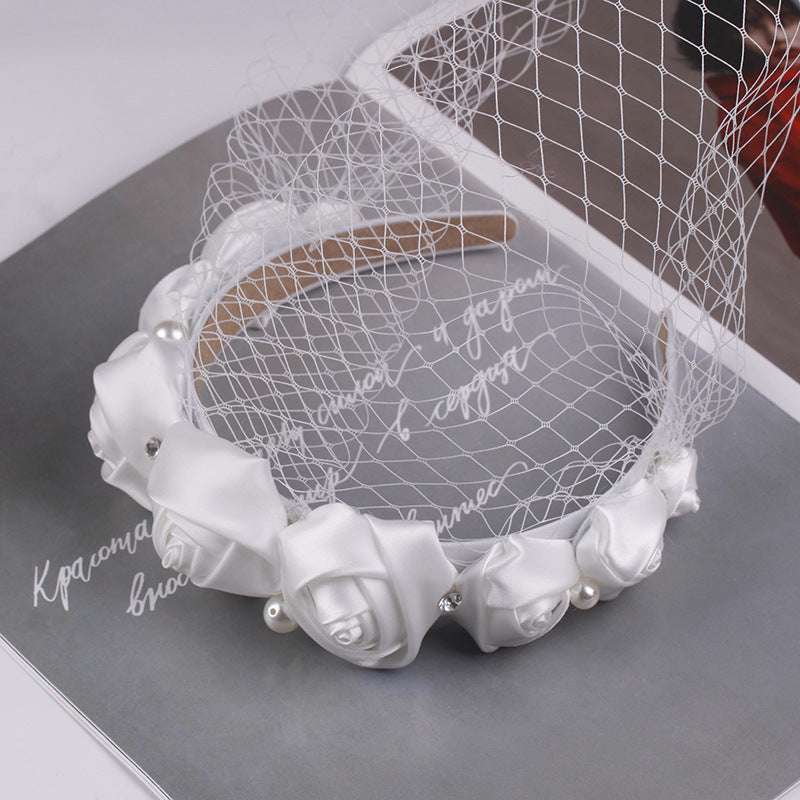 Rose Mesh Headband L2860 - view 3