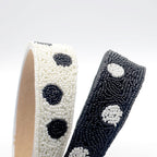 Dot Seed Bead Headband L2864
