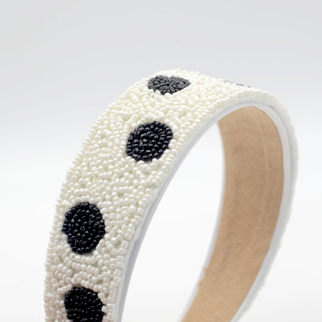 Dot Seed Bead Headband L2864