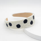 Dot Seed Bead Headband L2864