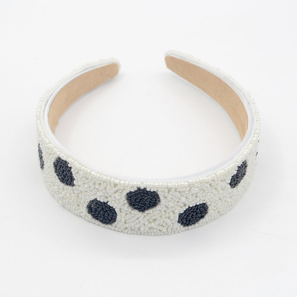 Dot Seed Bead Headband L2864