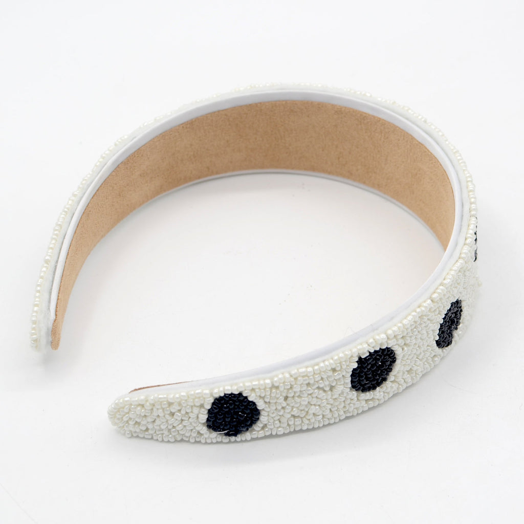 Dot Seed Bead Headband L2864