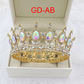 Teardrop Rhinestone Crown Headband L2879